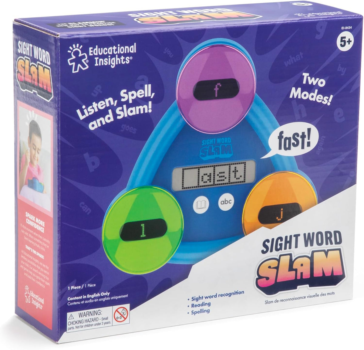 Electronic Sight Word Learning Game for Kids