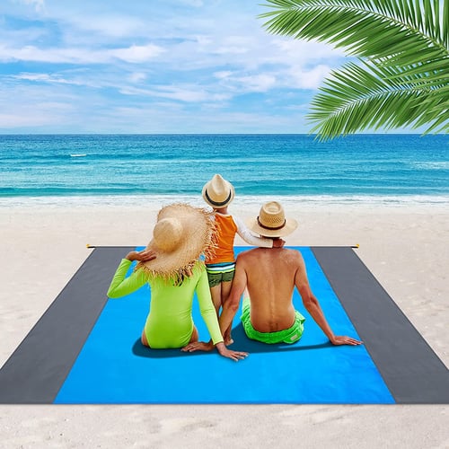 🤽♂️Sandproof Beach Blanket Lightweight👨👩👧👦