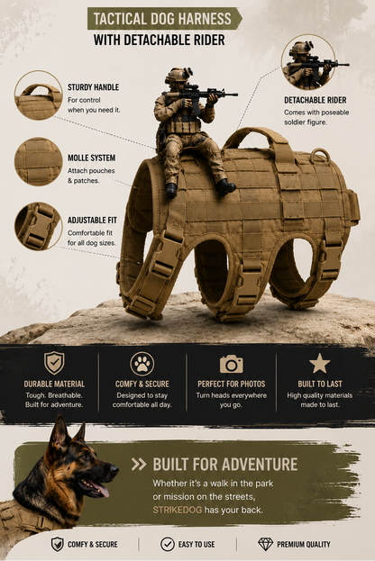 PupTrooper Rider Dog Costume