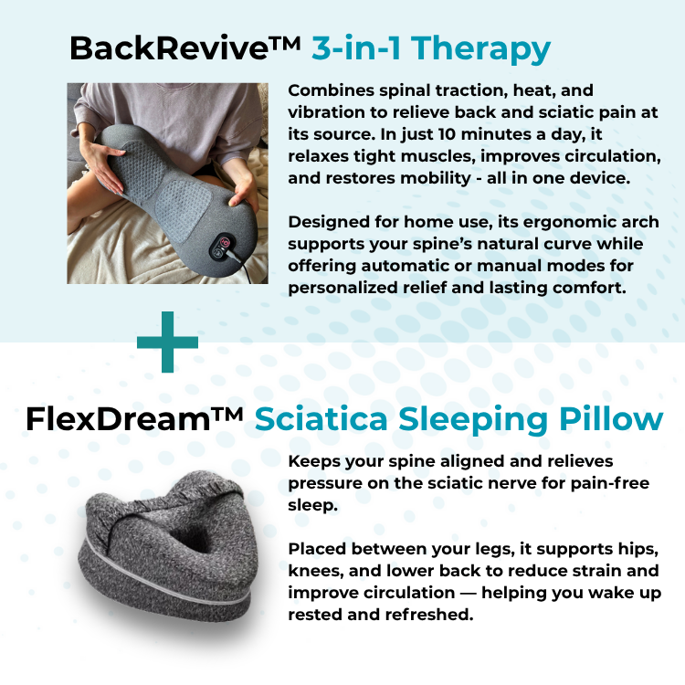 SpineRelief™ 3-in-1 Back Therapy Cushion