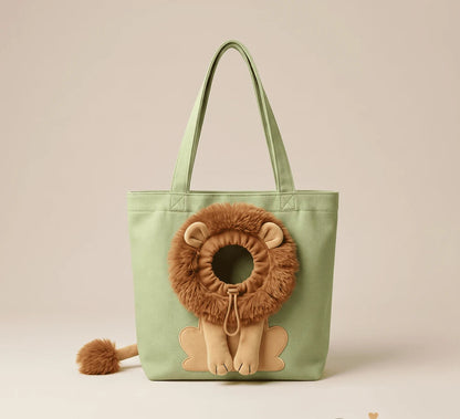 Lion Shaped Cat Carrier Bag