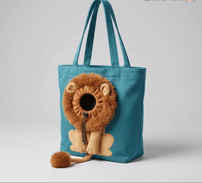 Lion Shaped Cat Carrier Bag