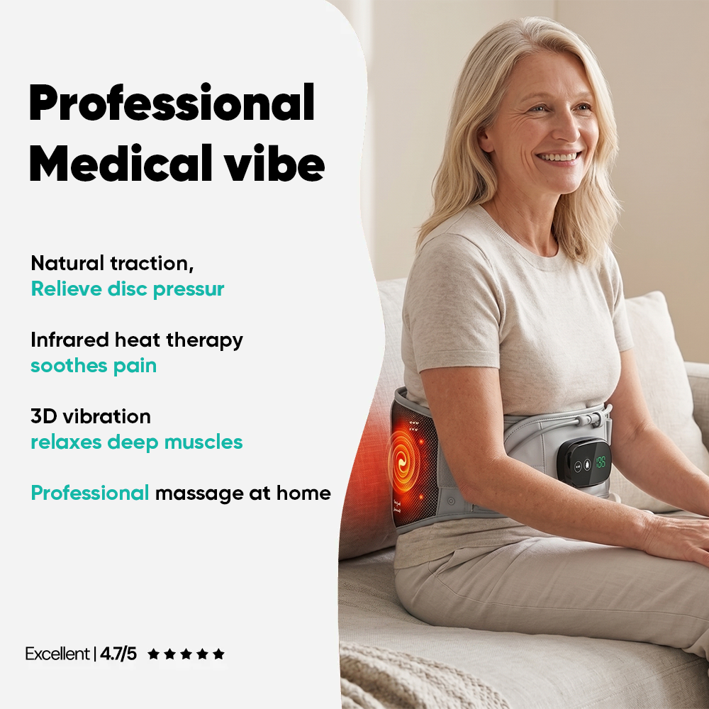 SpineRelief Pro Therapy Belt with Free E book