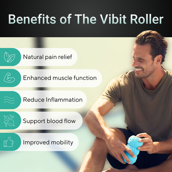 RecoverEase Vibrating Massage Roller