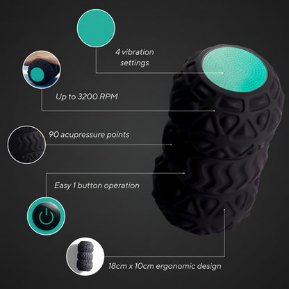 RecoverEase Vibrating Massage Roller