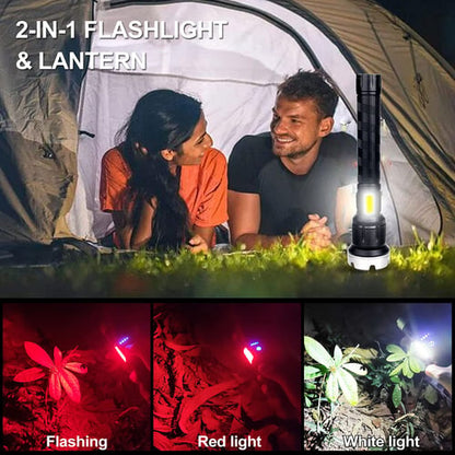 🎁 Last Day Promotion- SAVE 70% 🏠LED Rechargeable Tactical Laser Flashlight