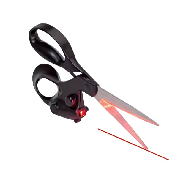 Professional Laser Guided Scissors - for Fabric, Paper, Crafts ...