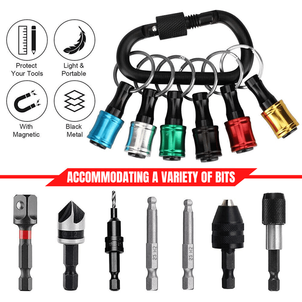 🔥1/4" Hexagonal screwdriver head bracket hiking buckle
