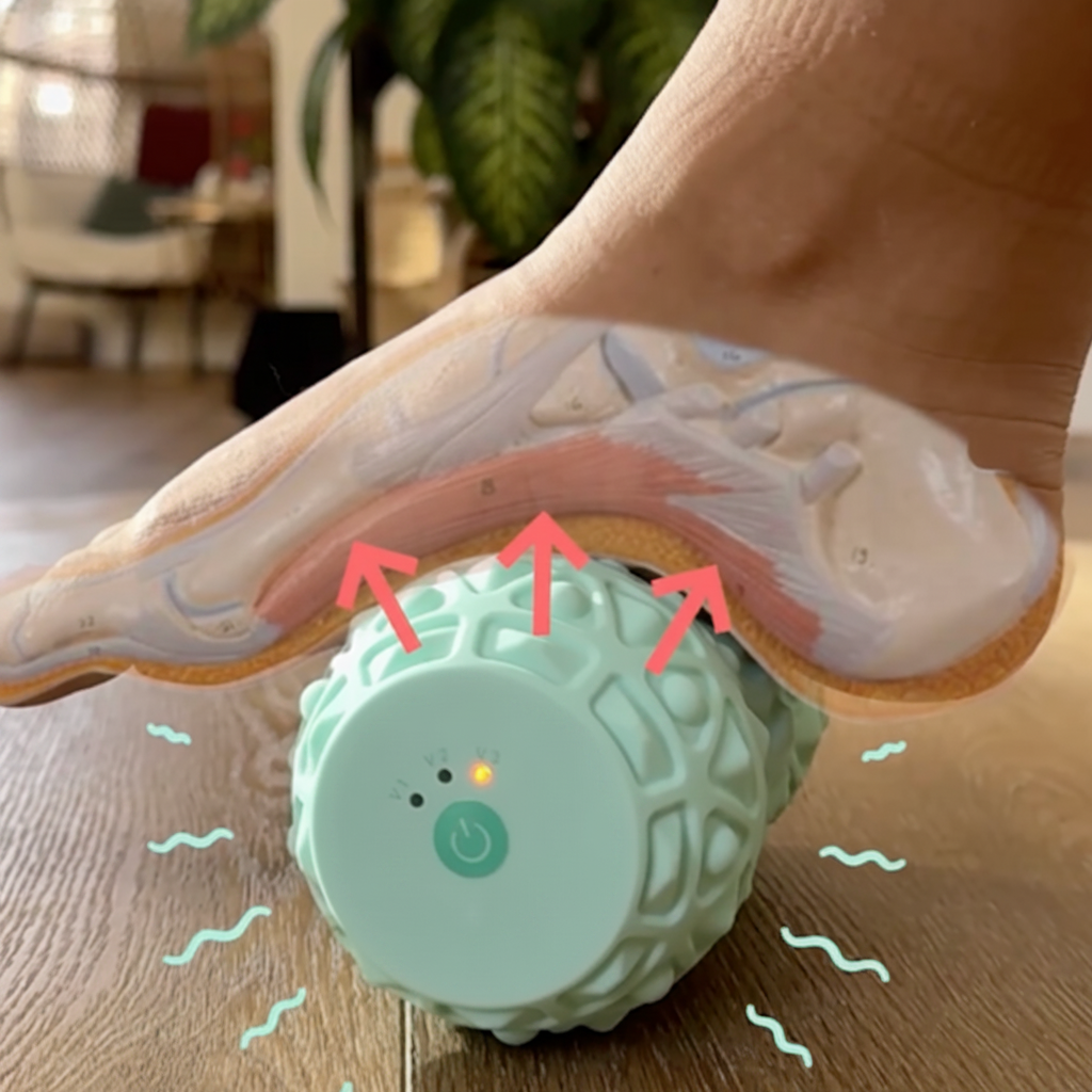 RecoverEase Vibrating Massage Roller