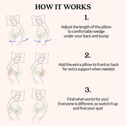DreamNest™ Adjustable Maternity Support Pillow