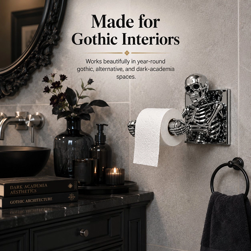 BoneKeeper 3D Skeleton Toilet Paper Holder