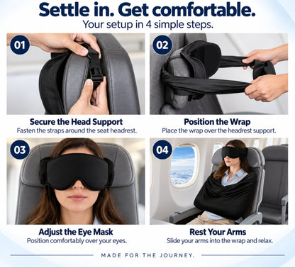 DriftEase 3-in-1 Travel Sleep Set