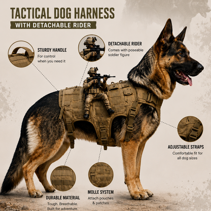 PupTrooper Rider Dog Costume