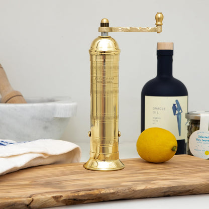 Heritage Manual Brass Pepper Mill