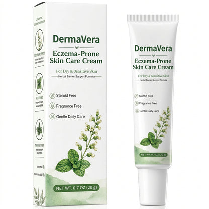 DermaVera – Botanical Skin Barrier Cream for Dry, Sensitive & Eczema-Prone Skin | 20g