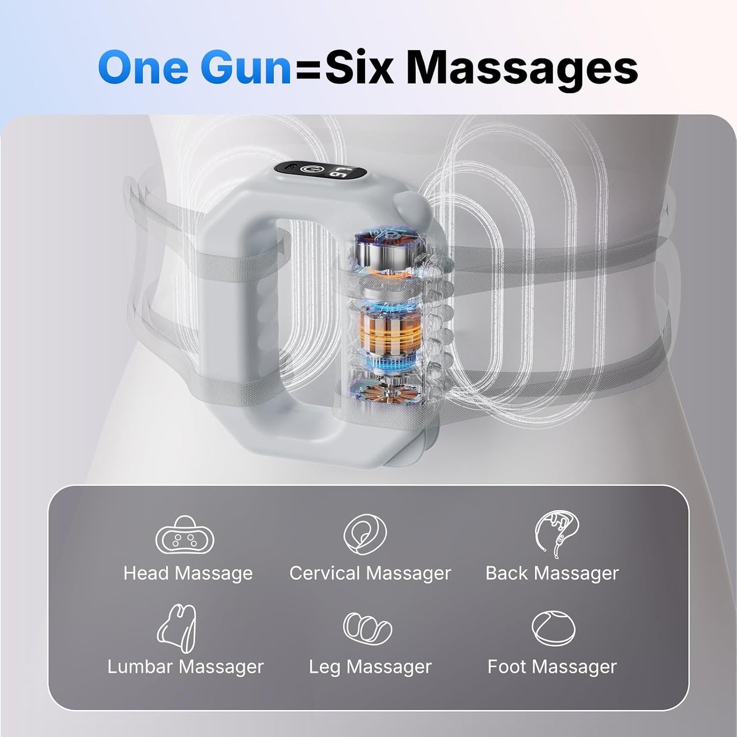 ⚡ Wearable Muscle Massager
