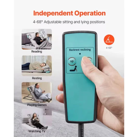 Electric Adjustable Bed Backrest – Remote Controlled