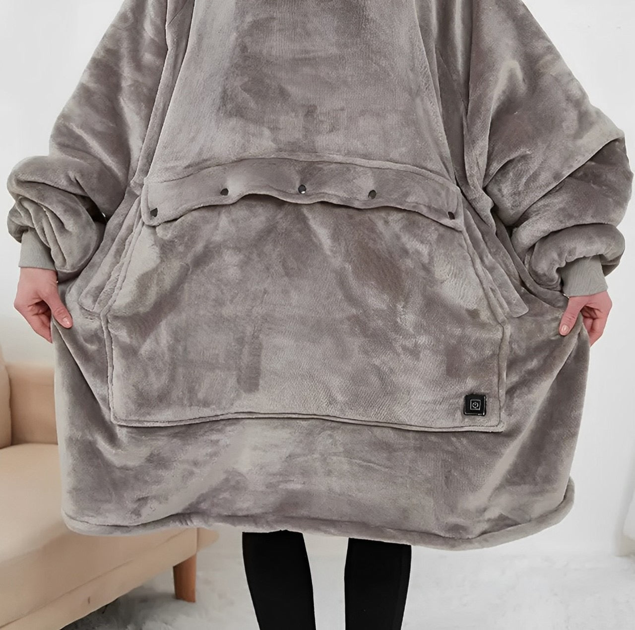 CozyCore Heated Oversized Hoodie Blanket