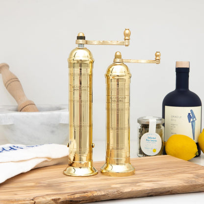 Heritage Manual Brass Pepper Mill