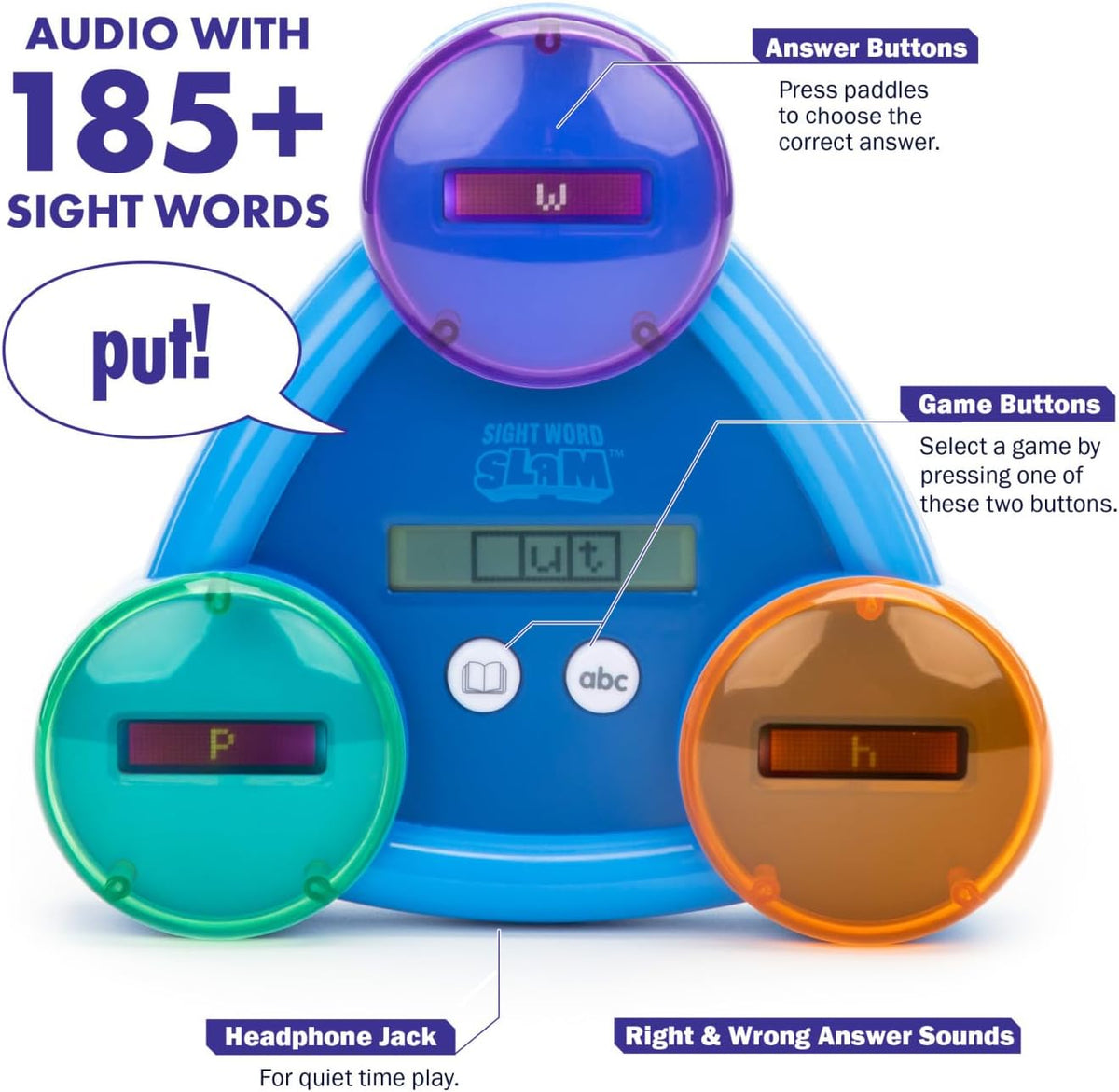Electronic Sight Word Learning Game for Kids
