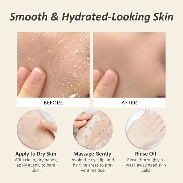 GlowVera – Gentle Exfoliating Cream for Dead Skin Removal, Smooth Texture & Radiant-Looking Skin