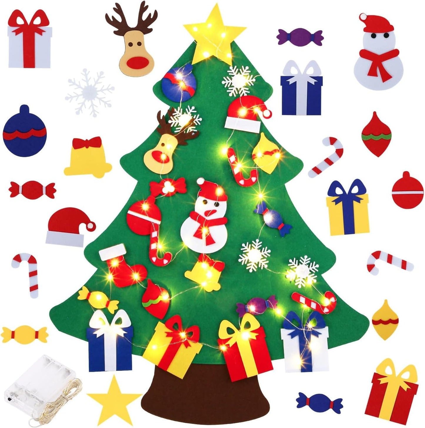 DIY Felt Christmas Tree for Kids
