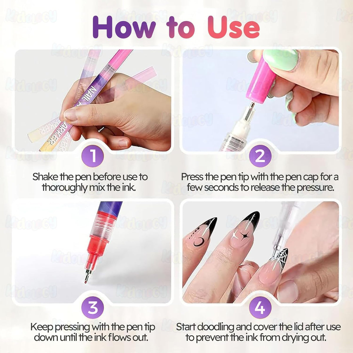 NailSketch Art Pens