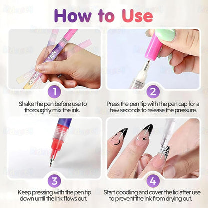 NailSketch Art Pens