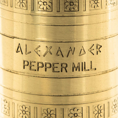 Heritage Manual Brass Pepper Mill