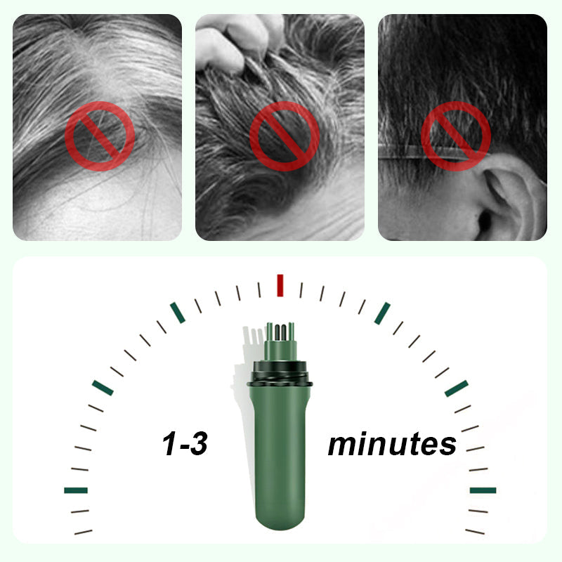 10-Second Root Rescue! Gray Coverage Hair Pen - Instant Youth in a Click!