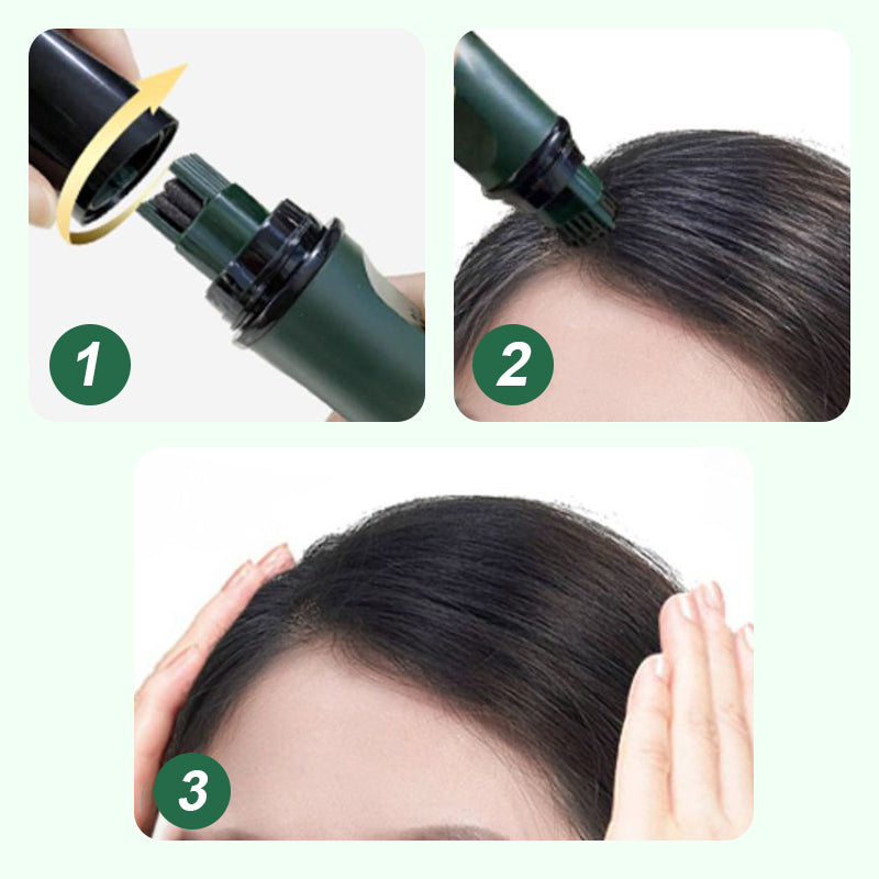 10-Second Root Rescue! Gray Coverage Hair Pen - Instant Youth in a Click!