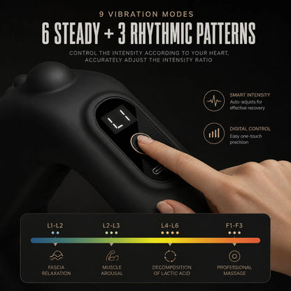 PulseLoop Wearable Muscle Massager – Hands-Free USB Rechargeable Relief Device
