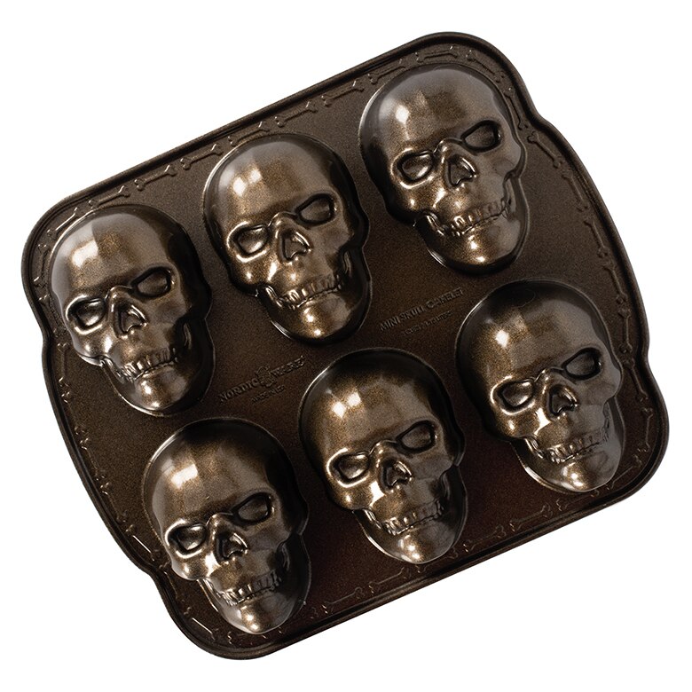 💀 Early Halloween Sale 50% OFF 🎃 3D Skull Mold - Aluminum Baking Pan