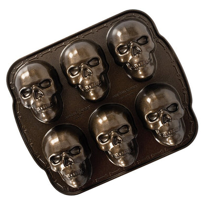 💀 Early Halloween Sale 50% OFF 🎃 3D Skull Mold - Aluminum Baking Pan