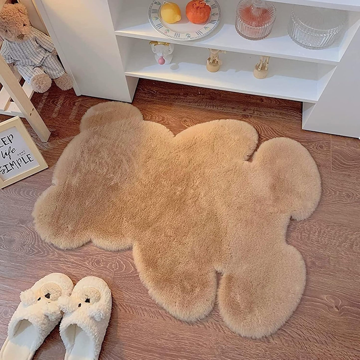 CuddleNest Bear Shag Area Rug