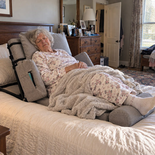 RiseEase – Electric Remote-Controlled Bed Lift & Adjustable Backrest for Easy Sitting