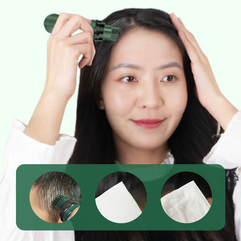 10-Second Root Rescue! Gray Coverage Hair Pen - Instant Youth in a Click!