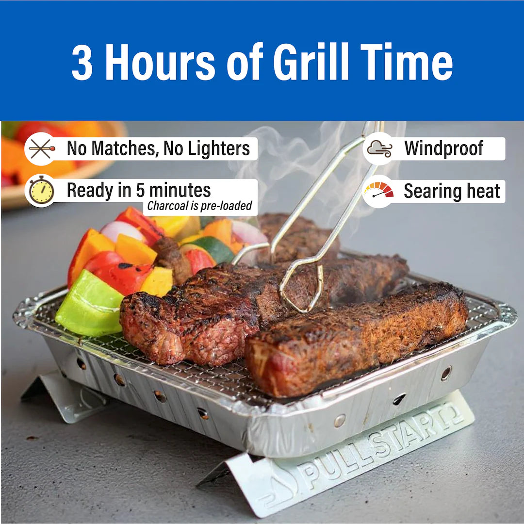 Pull Start Fire Grill