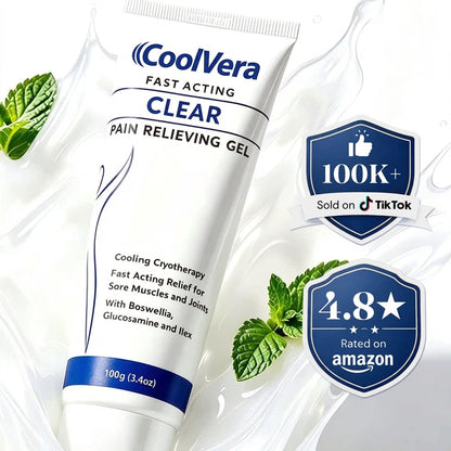 CoolVera – Cooling Muscle & Joint Massage Gel with Menthol & Botanical Extracts