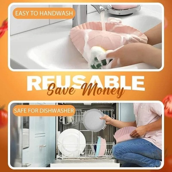 🔥 Last day 49% OFF-Air Fryer Silicone Baking Tray