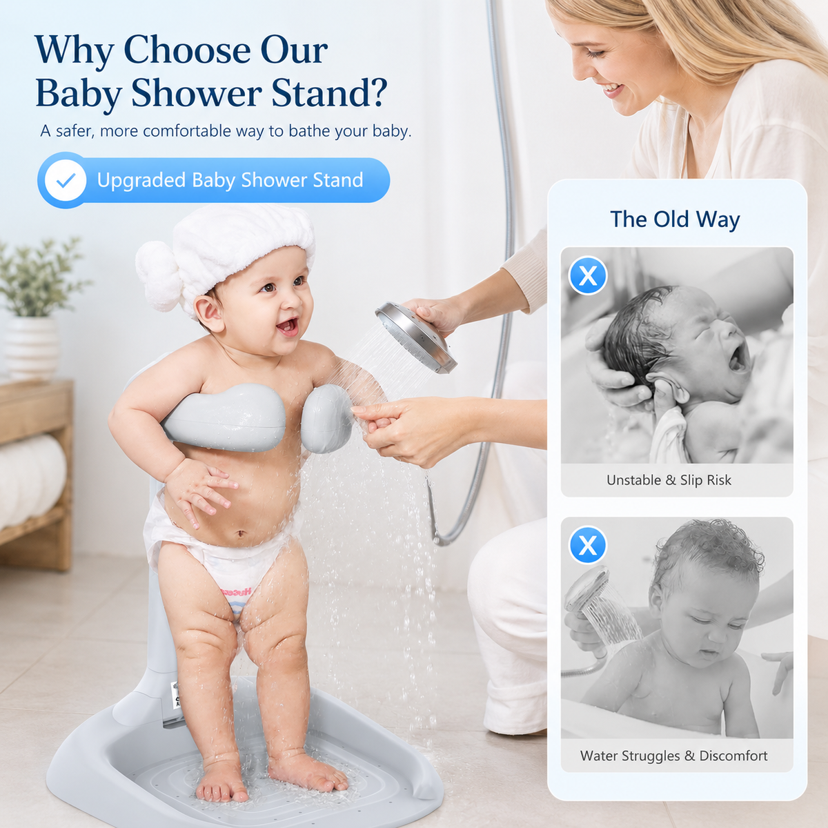 SplashNest Bath Support Stand