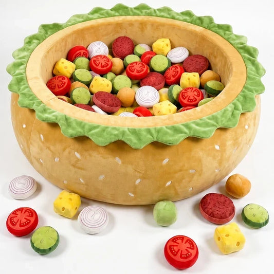 BurgerBounce™ Interactive Dog Ball Pit