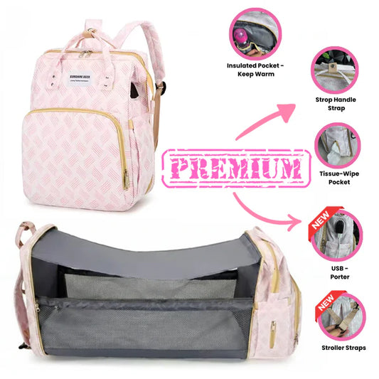 Luxe 3-in-1 Diaper Backpack