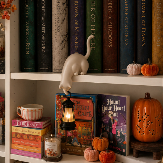 Hanging Cat Shelf Lantern