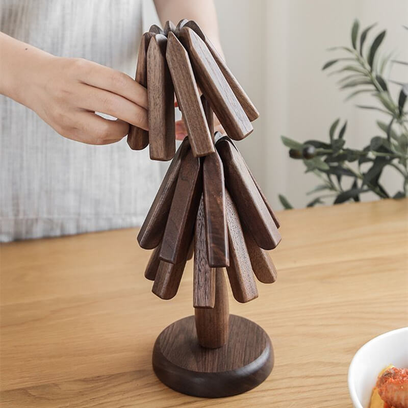 Early Christmas Gift 50% OFF🎄Black Walnut Wood Table Mat