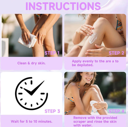Bikini Pain-Free Hair Removal Cream for Sensitive Skin