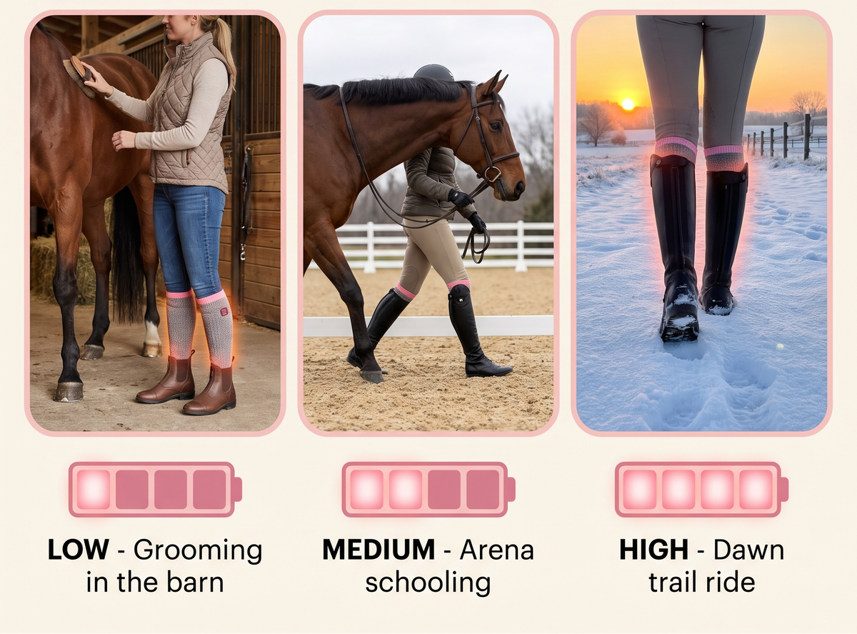 EquiWarm Rechargeable Heated Socks