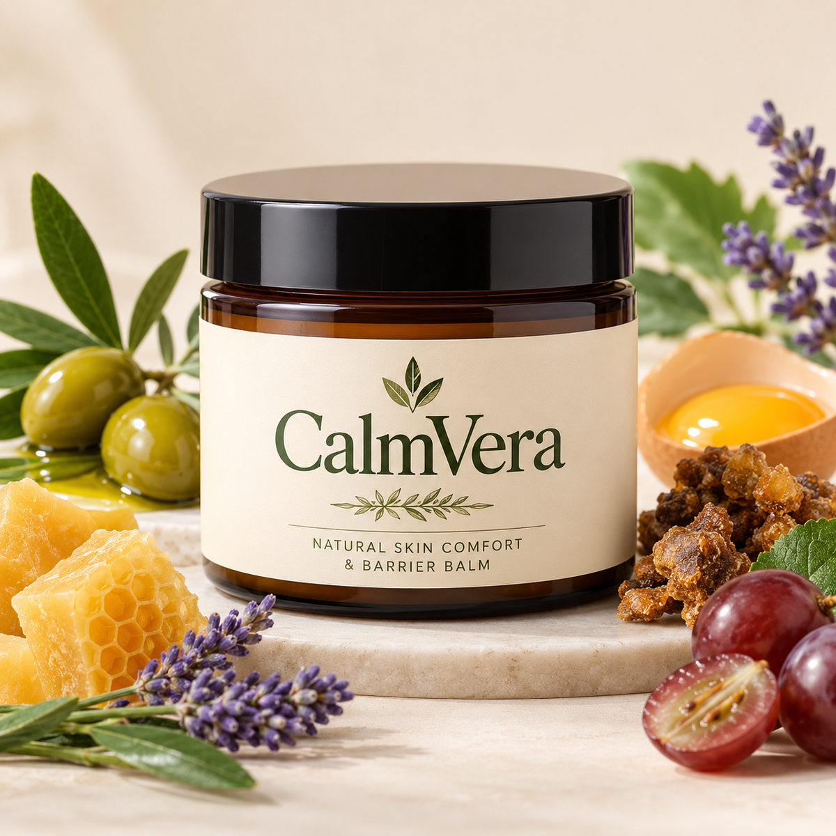 CalmVera – Natural Skin Soothing Balm for Irritation, Chafing & Friction-Prone Skin