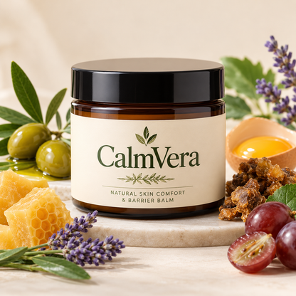 CalmVera – Natural Skin Soothing Balm for Irritation, Chafing & Friction-Prone Skin