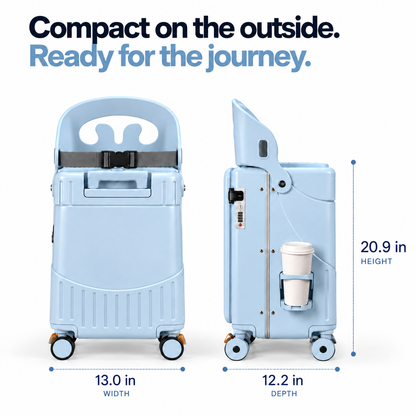 RoveNest 2-in-1 Travel Suitcase